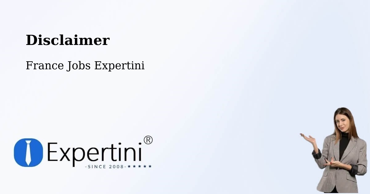Disclaimer – Persan - France Jobs Expertini